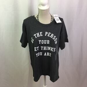 Fifth Sun Be the Person Tee Char Heather Medium